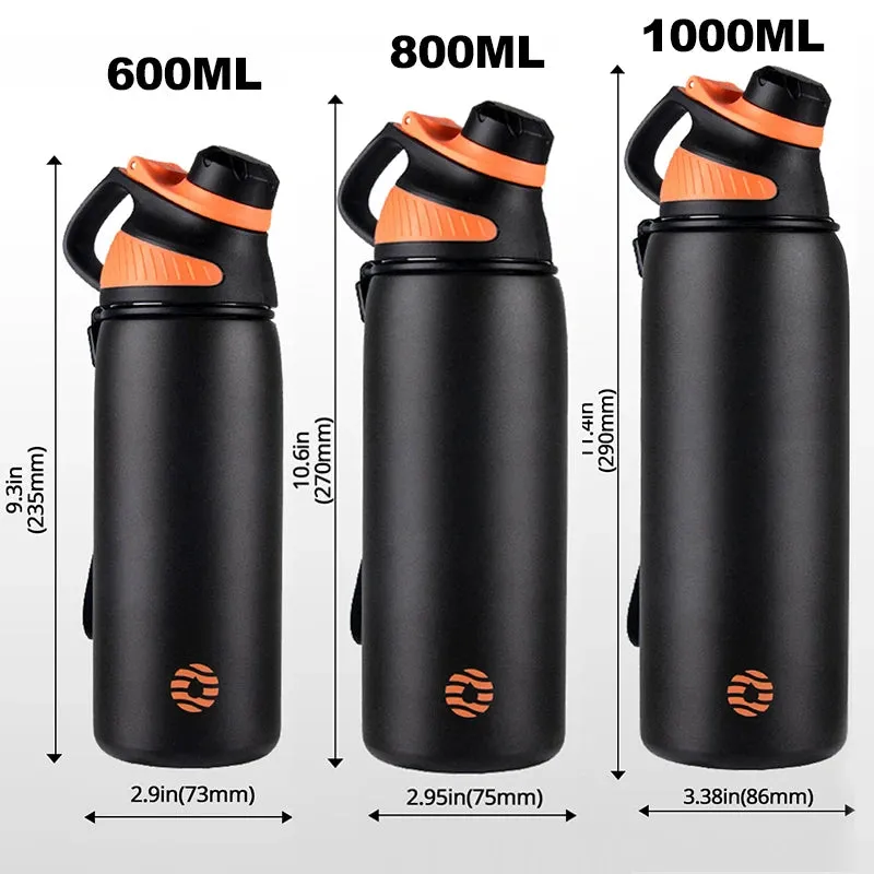 1 Liter Stainless Steel Sports Water Bottle Vacuum Flask