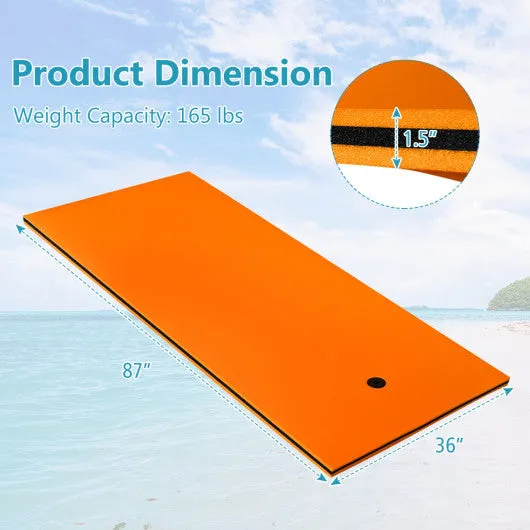 3-Layer Relaxing Tear-proof Water Mat-Orange