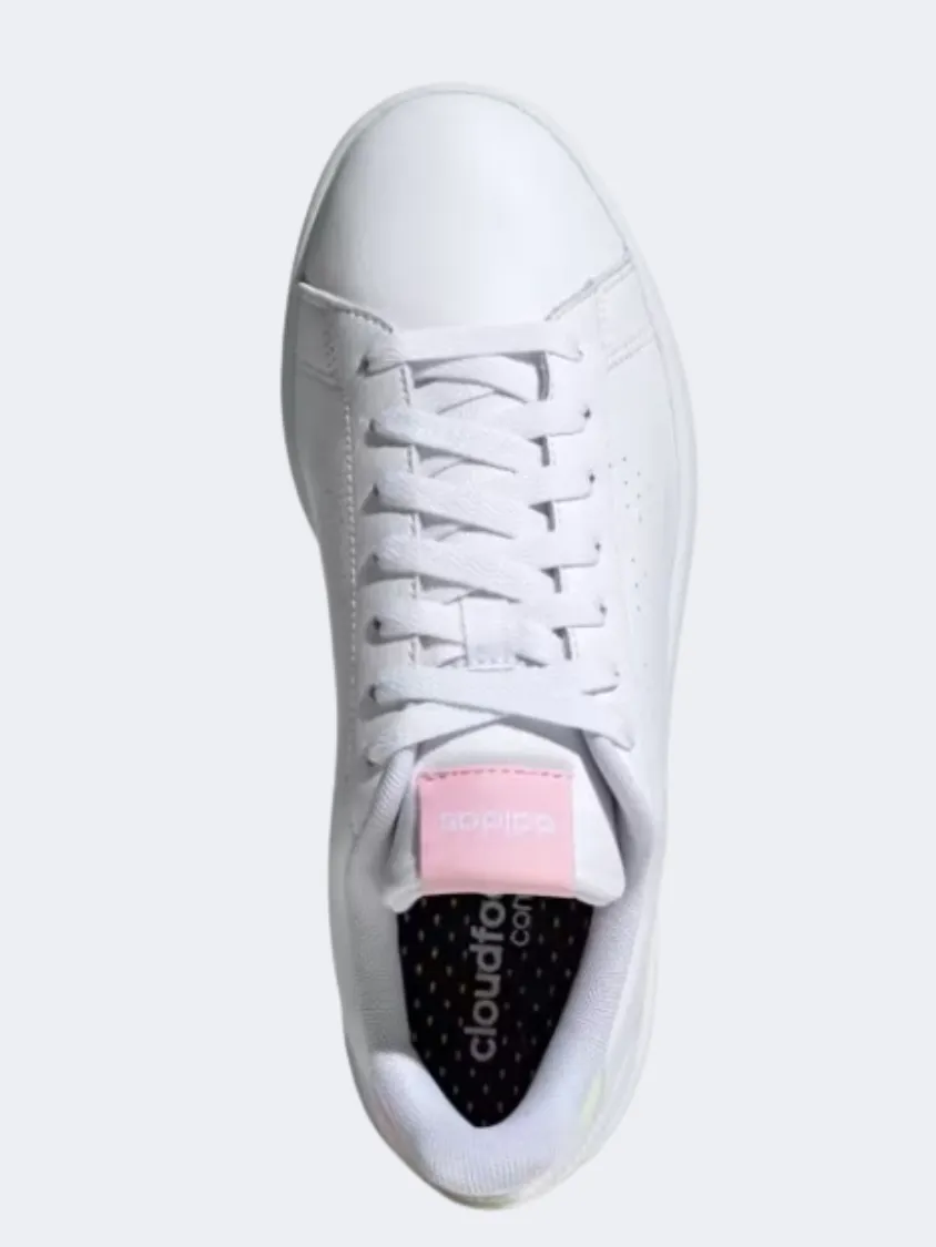 Adidas Advantage Women Sportswear Shoes White/Pink