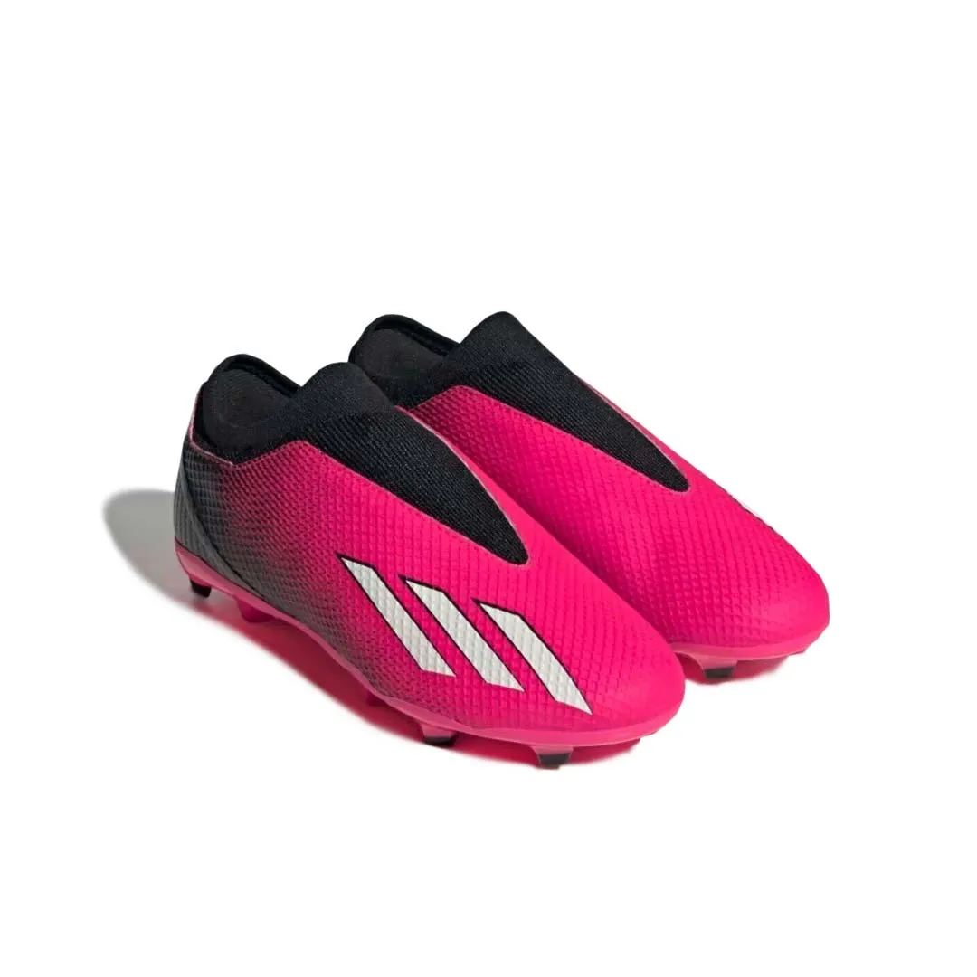 adidas - Kids' (Preschool & Junior) X Speedportal.3 Laceless Firm Ground Soccer Cleats (GZ5061)