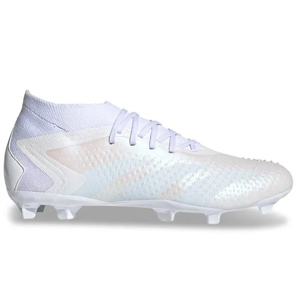 adidas Predator Accuracy.2 Firm Ground Soccer Cleats (White)