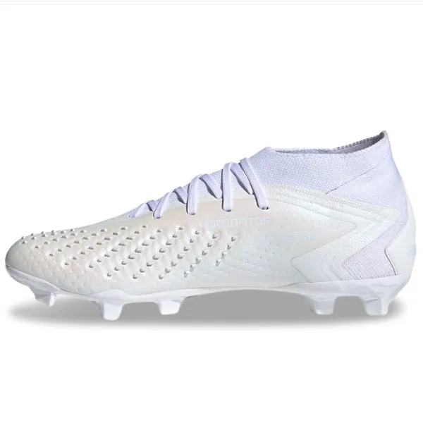 adidas Predator Accuracy.2 Firm Ground Soccer Cleats (White)