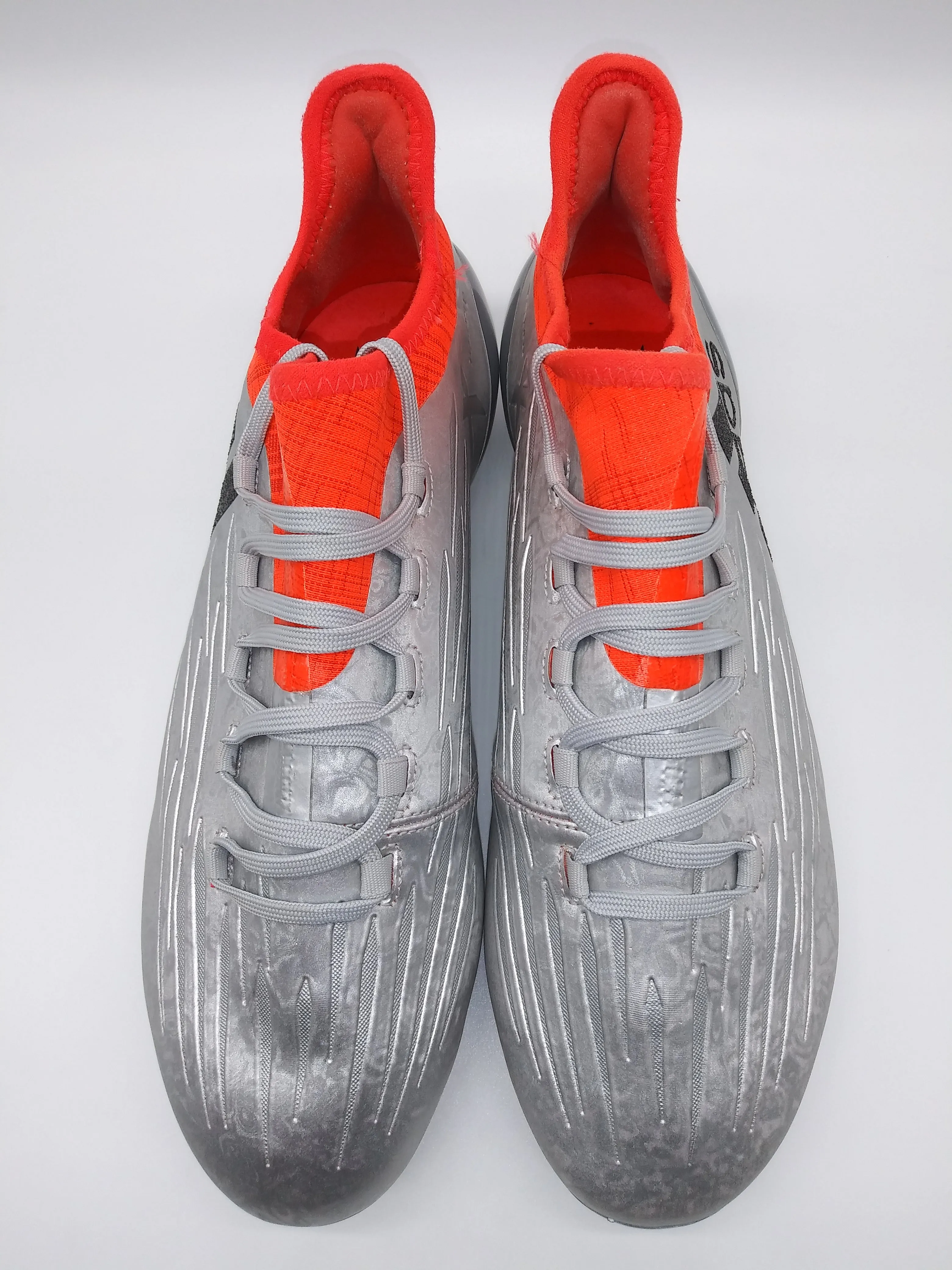 Adidas X 16.1 FG Cleats Silver and Orange Soccer Cleats