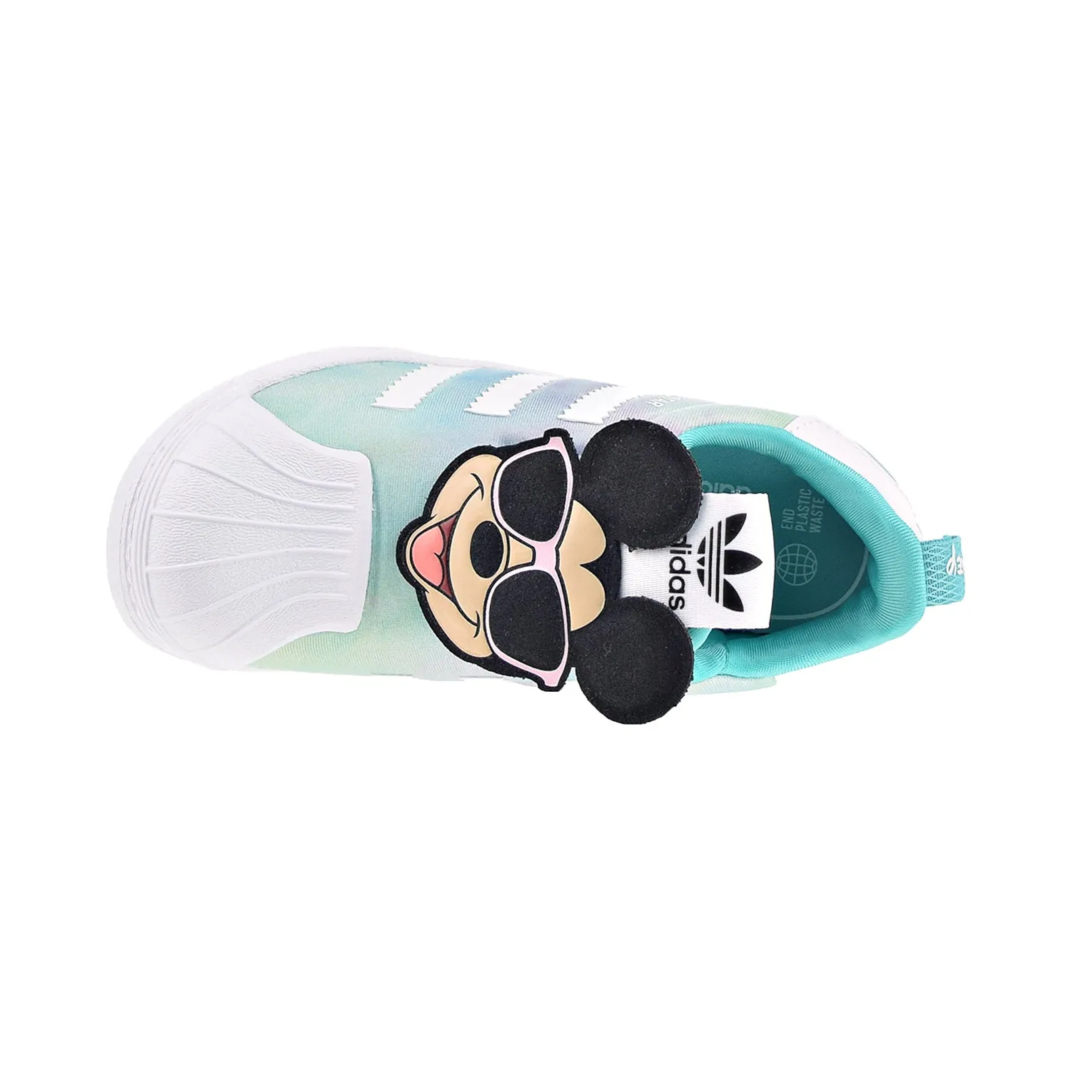 Adidas X Disney Superstar 360 C Mickey Little Kids' Shoes Mint/Black/White