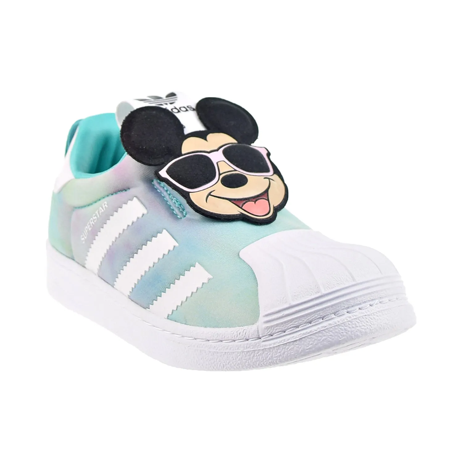 Adidas X Disney Superstar 360 C Mickey Little Kids' Shoes Mint/Black/White