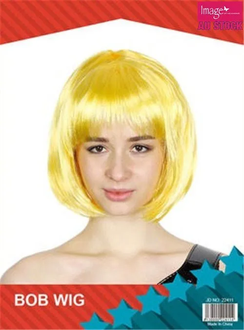 Adult Bob Costume Wig (11 Colours)