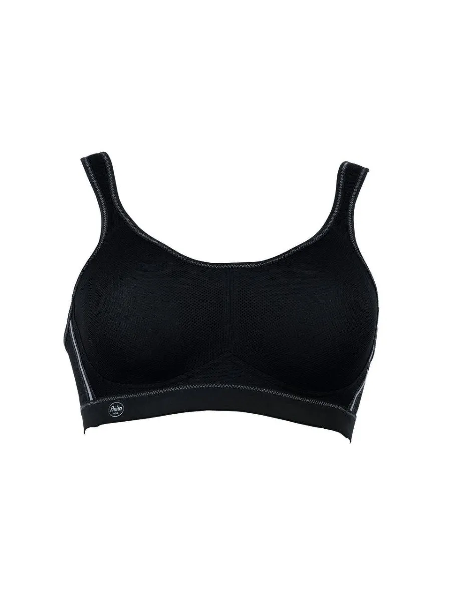 Air Control Moulded Sports Bra - Black