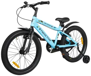 Amazon Brand - Symactive Mini Wonder, 20T Single Speed Kids Bike/Bicycle/Cycle, V-Brakes, Frame Size: 11.2 inch, Age: 5-12 Yr, Steel Rim (Blue, Unisex), Rigid