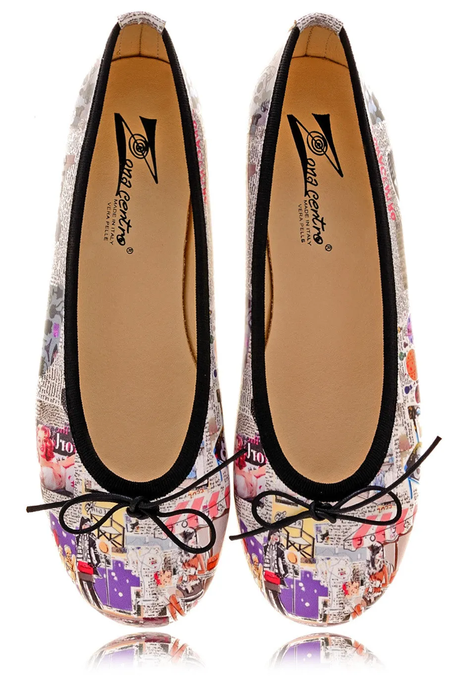 ANTONELLA BISTROT Printed Ballerinas