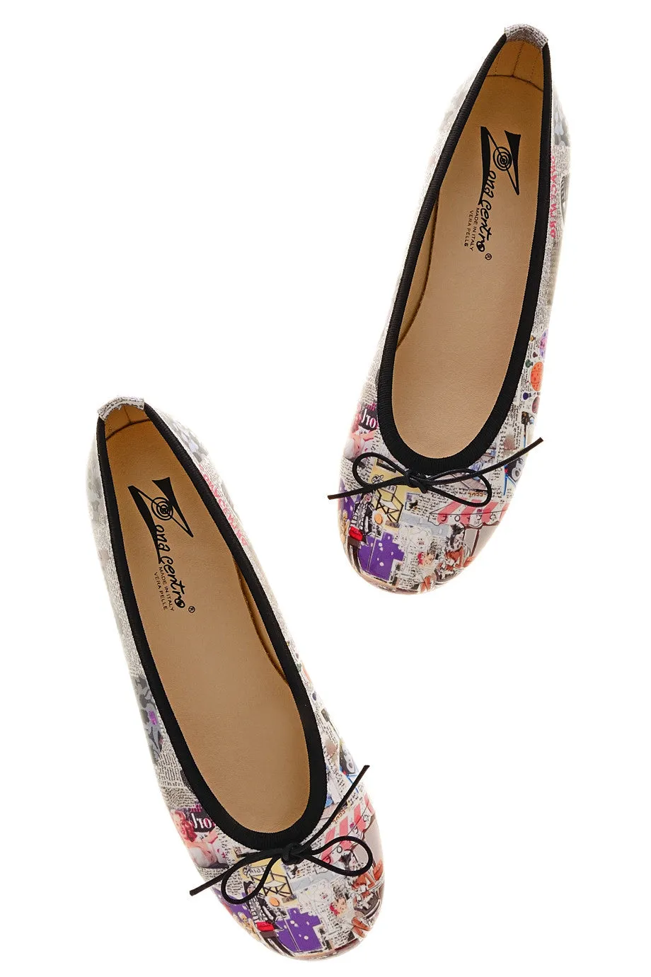 ANTONELLA BISTROT Printed Ballerinas