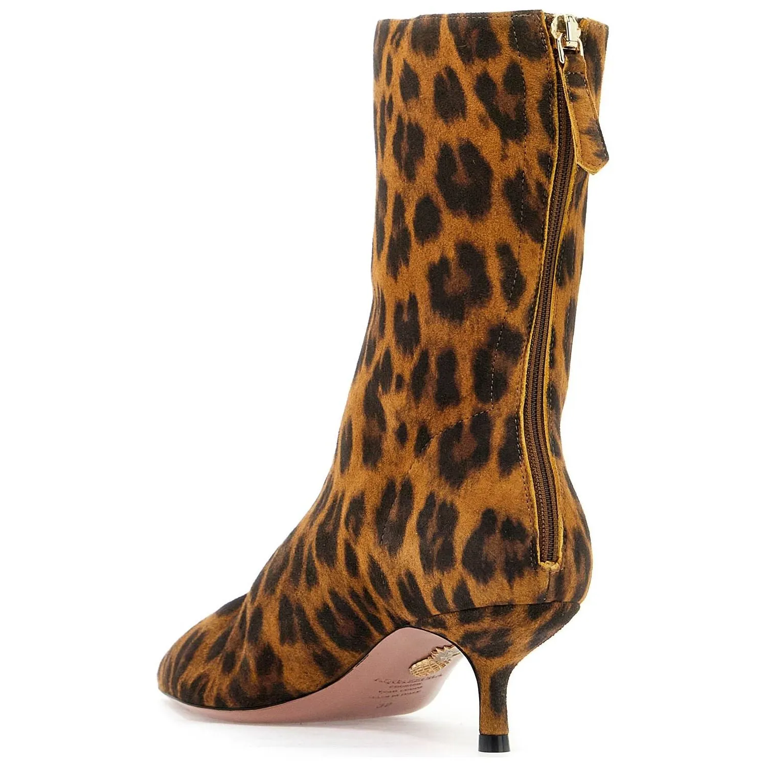 Aquazzura leopard print montmartre boot