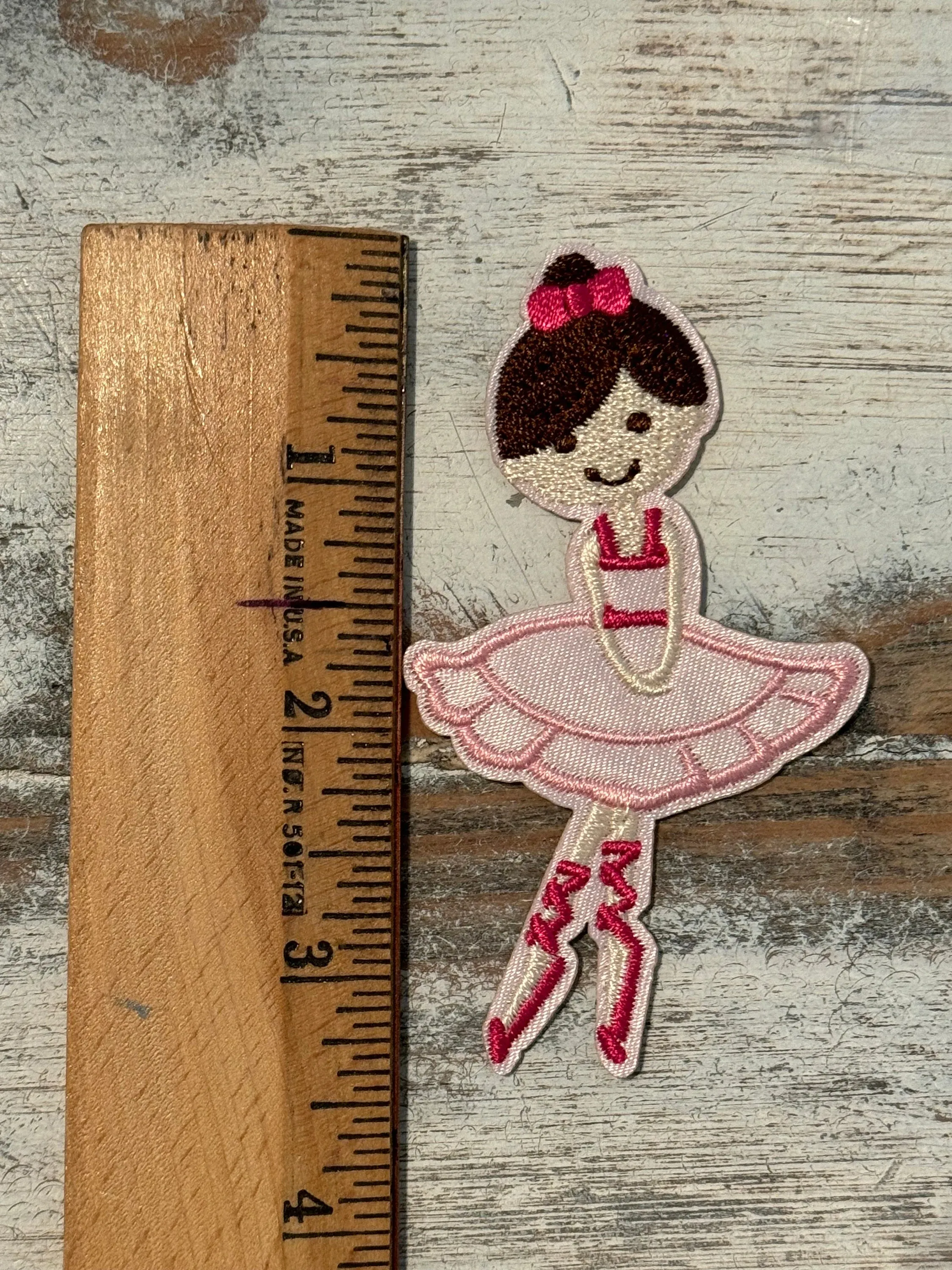 Ballerina & Pointe Toe Shoe Iron On Patches