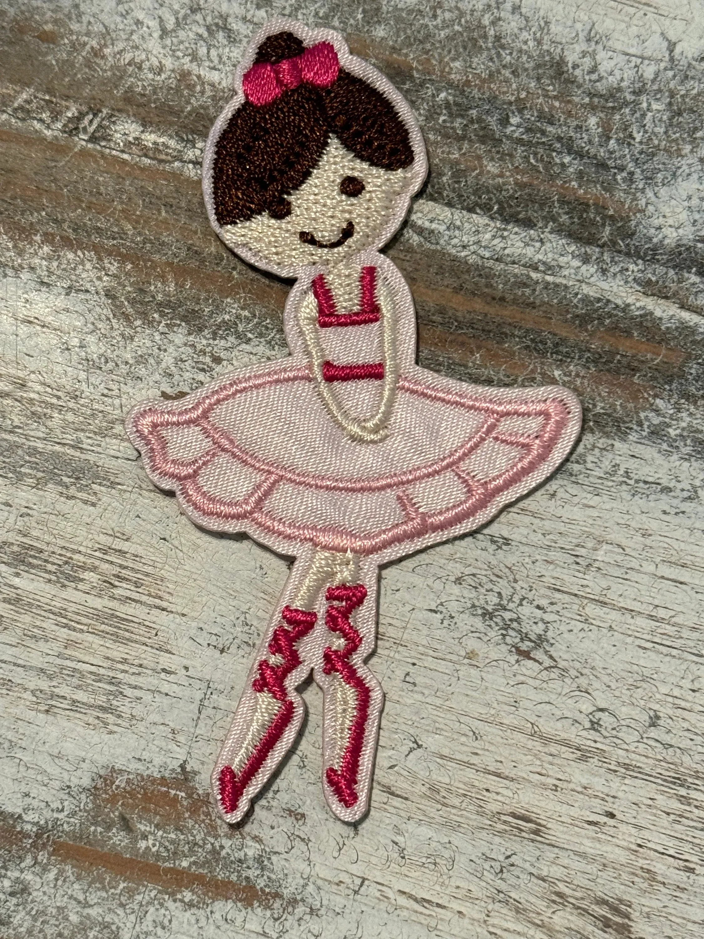 Ballerina & Pointe Toe Shoe Iron On Patches