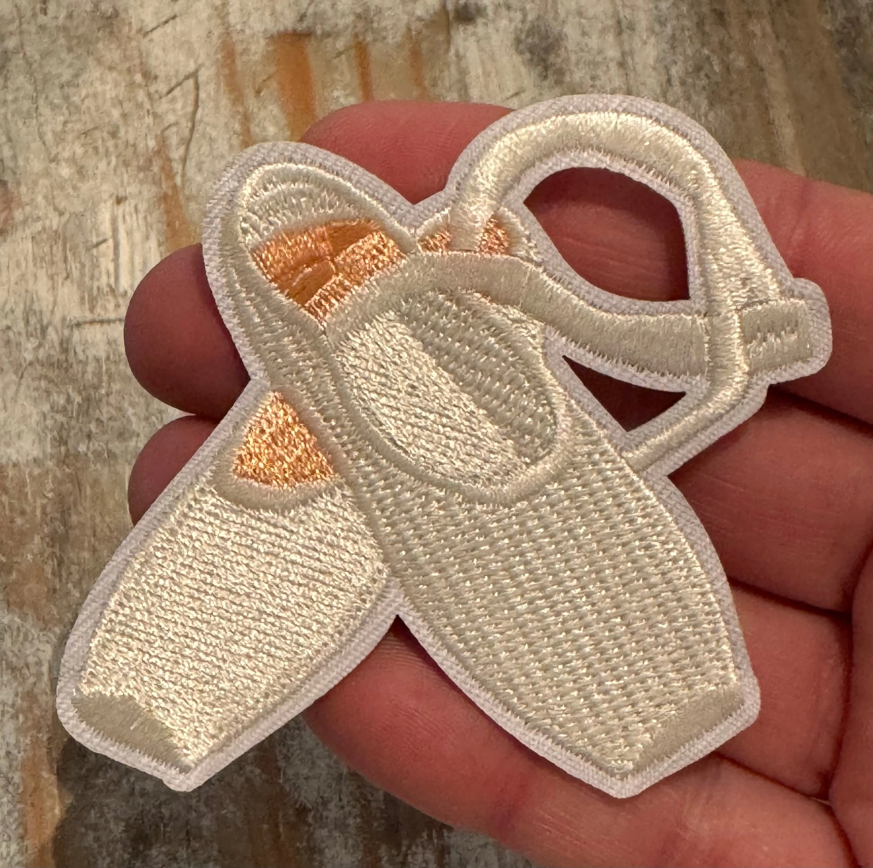 Ballerina & Pointe Toe Shoe Iron On Patches