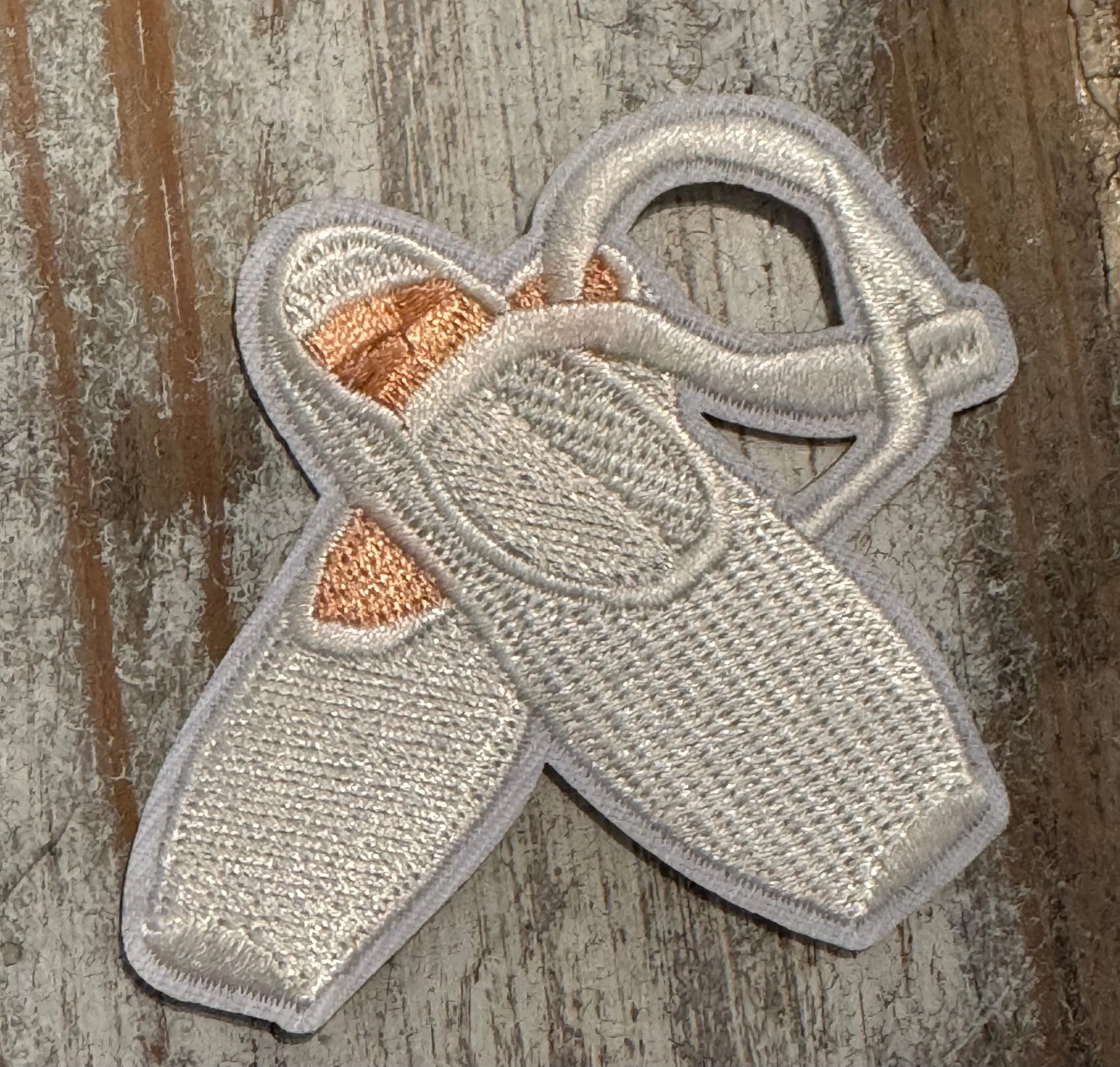 Ballerina & Pointe Toe Shoe Iron On Patches