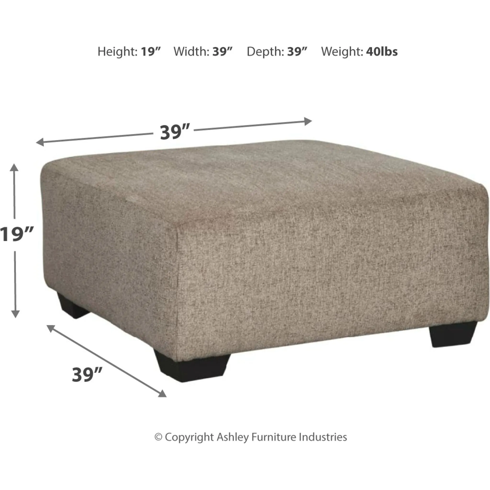 Ballinasloe Oversized Accent Ottoman