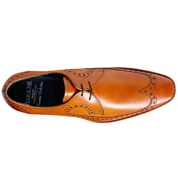 BARKER Woody Shoes - Mens Brogues - Cedar Calf