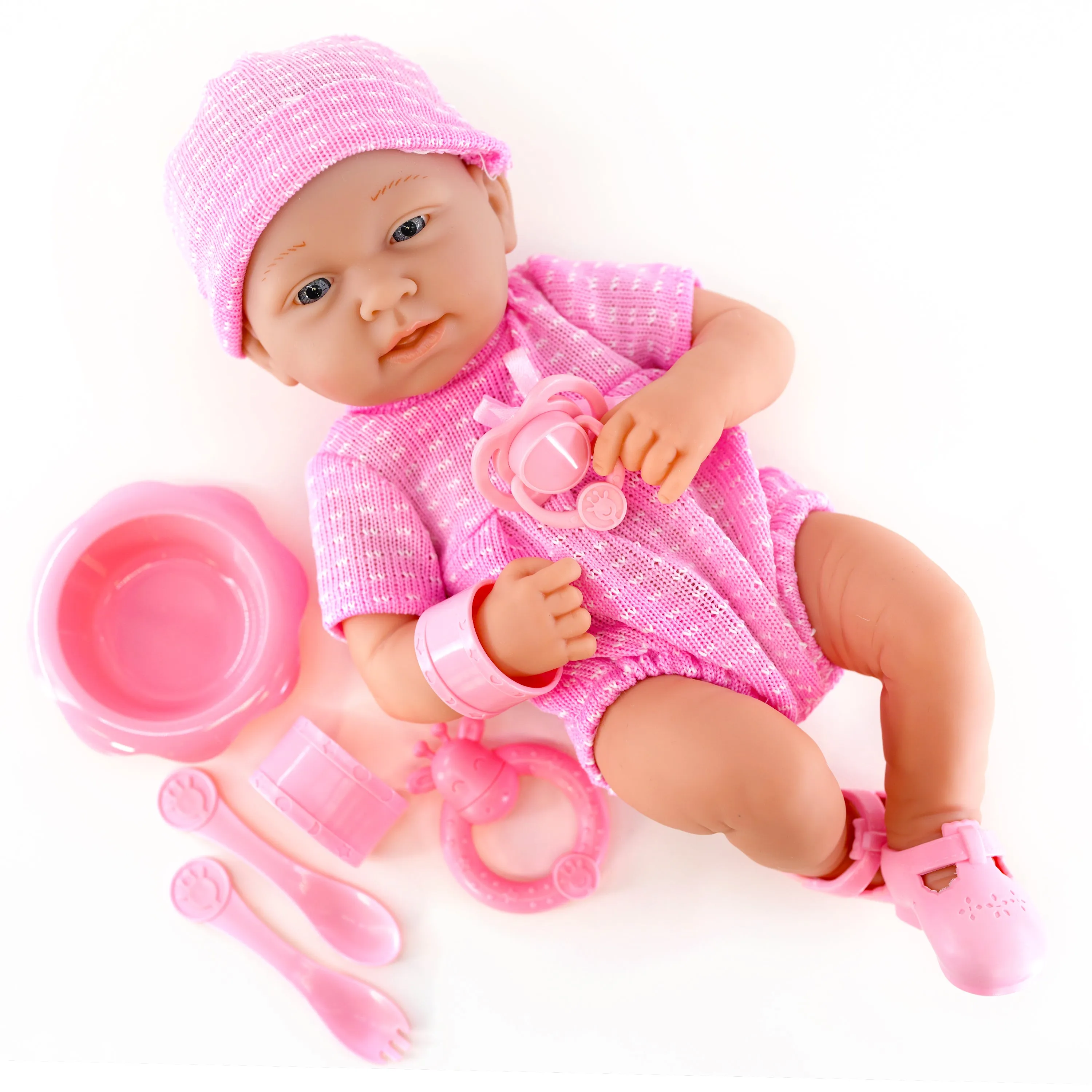 BiBi Doll Newborn Girl & Accessories (35 cm / 14")