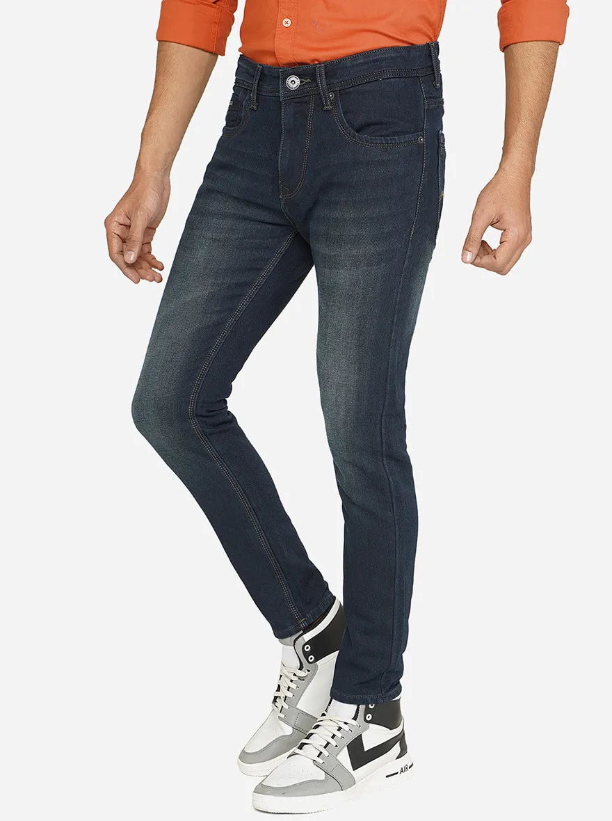 Blue Washed Urban Fit Jeans | Greenfibre