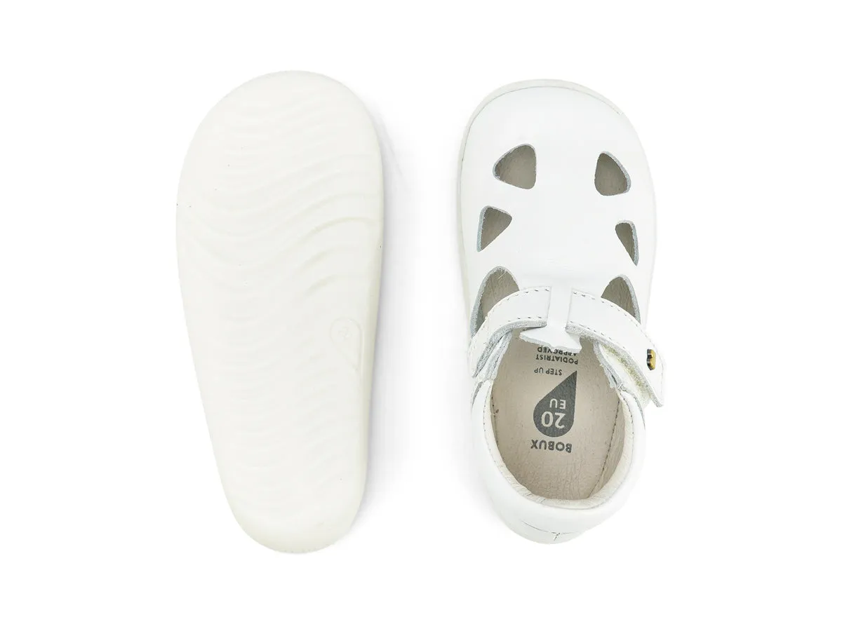 Bobux Zap Infant Boys Girls White Summer Shoe