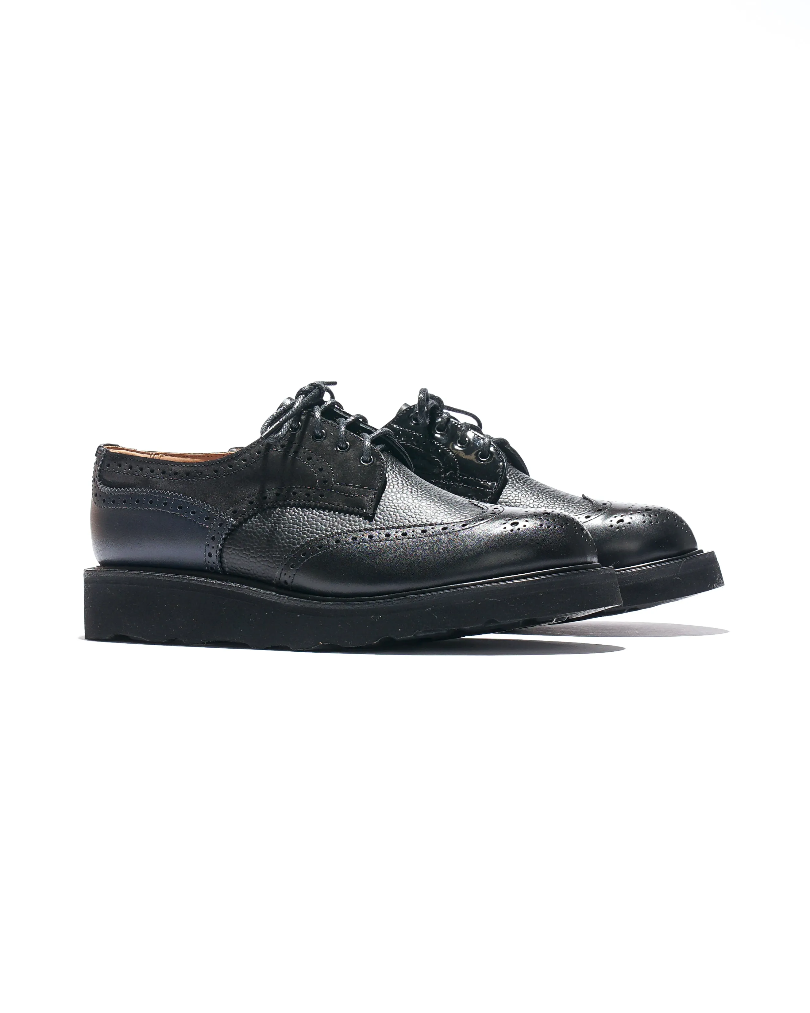 Brogue  - Black Multi Tone Morflex