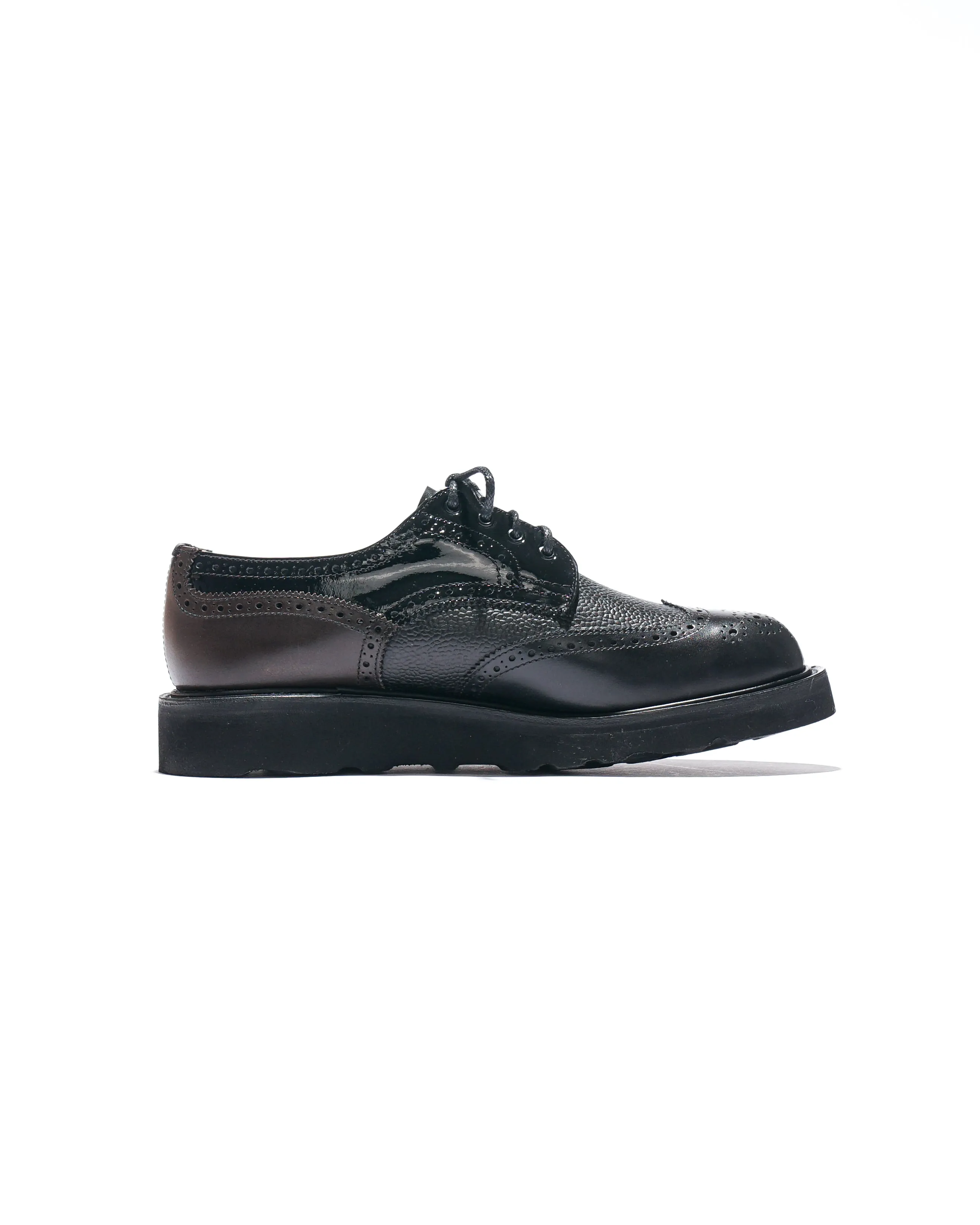 Brogue  - Black Multi Tone Morflex