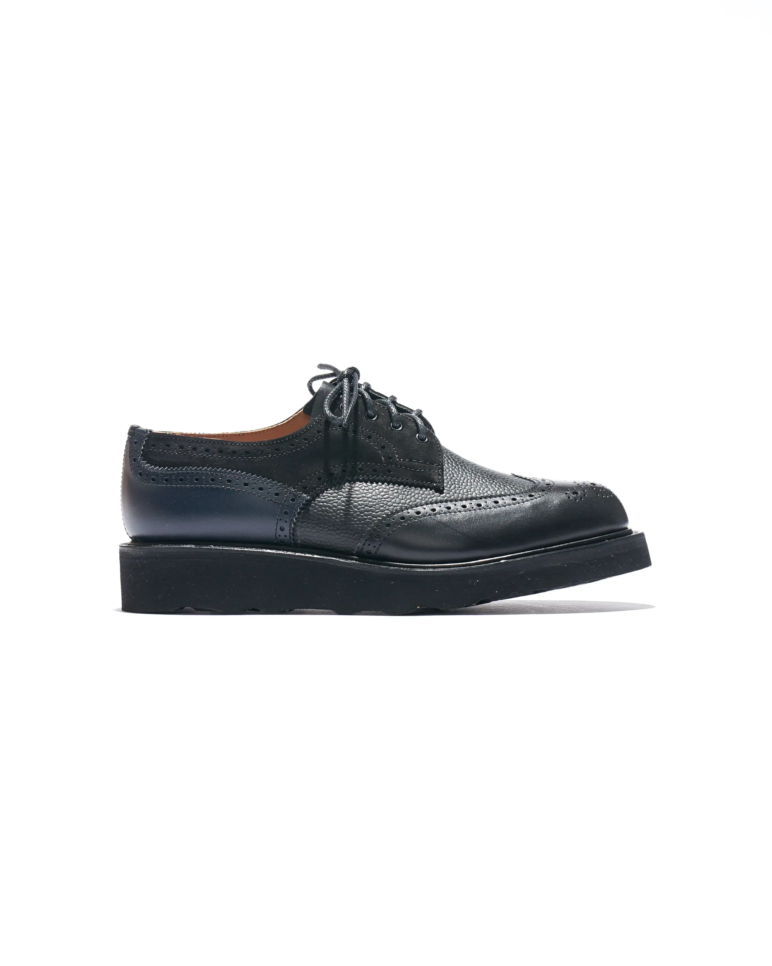 Brogue  - Black Multi Tone Morflex