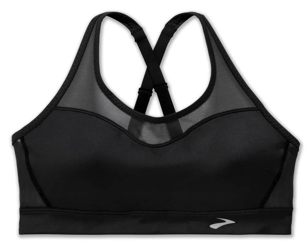 Brooks Fastforward Crossback black sports bra