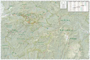 Buller-Howitt Alpine Area (VIC) Topographic Wall Map by Spatial Vision