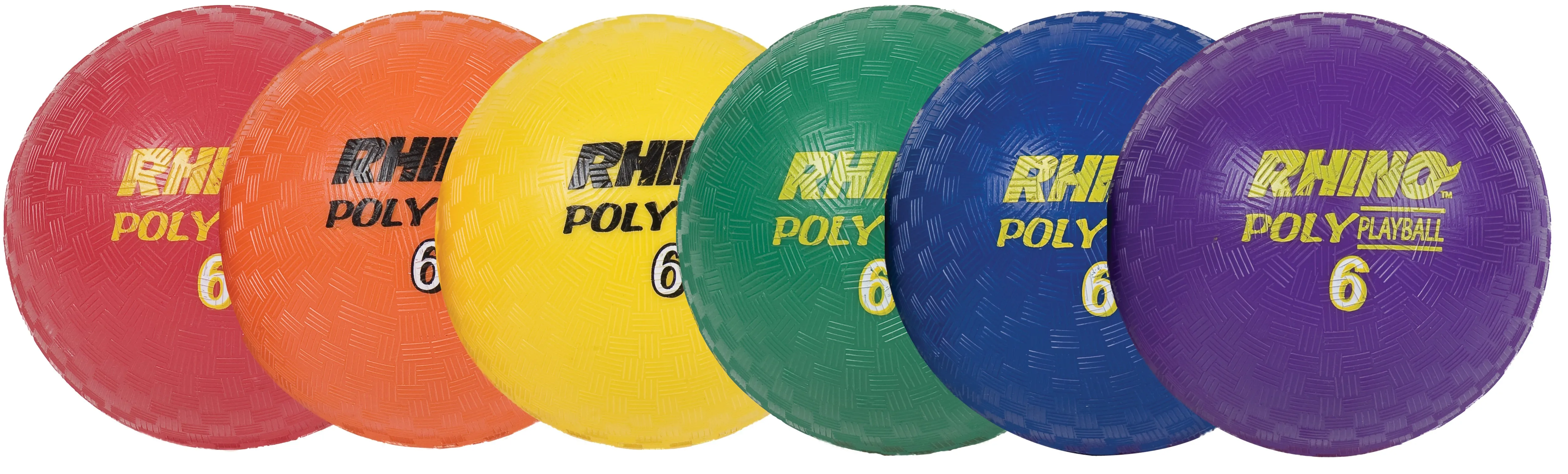 Champion Sports Poly Playground Ball Set - Set of 6