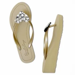 Chelsea Heart (Crystal) - Women's Mid Wedge