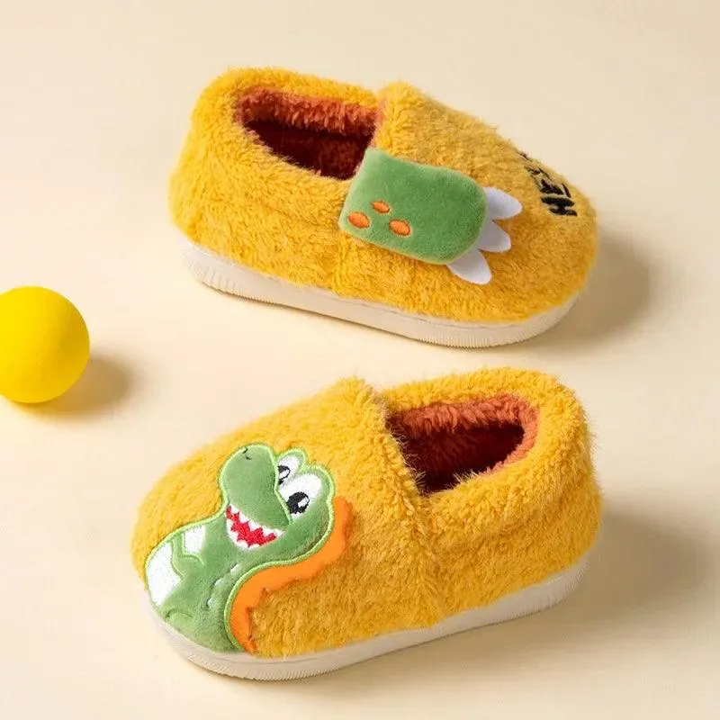 Children's Casual Shoes Dinosaur Cartoon Cotton Slippers - TSS264