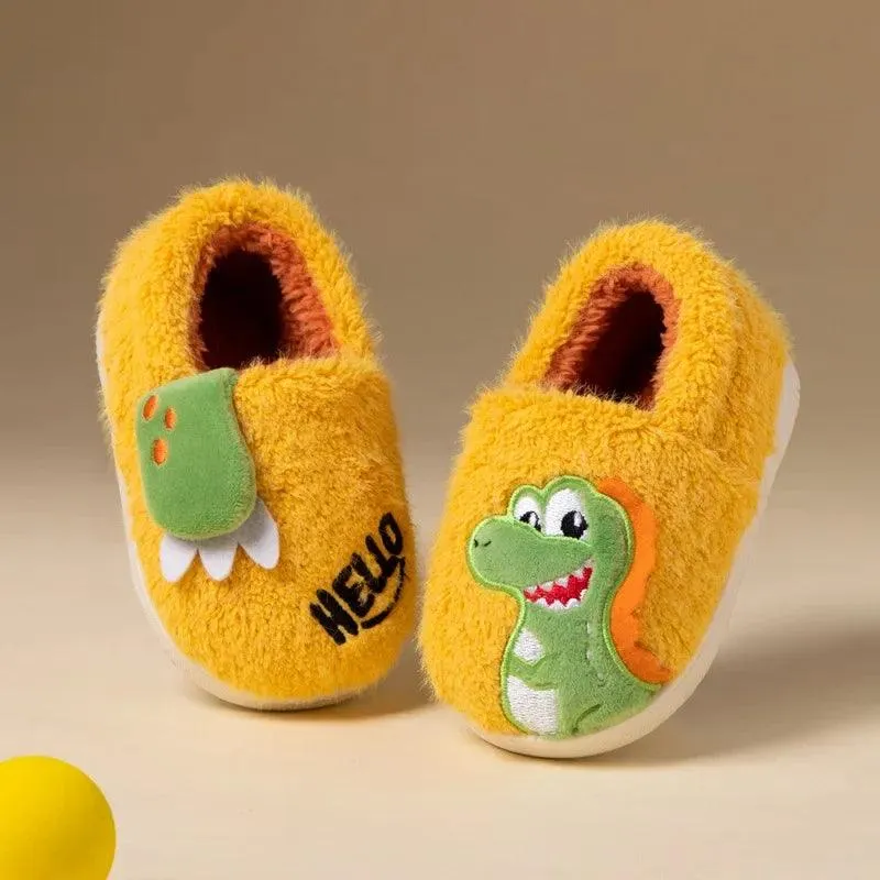 Children's Casual Shoes Dinosaur Cartoon Cotton Slippers - TSS264