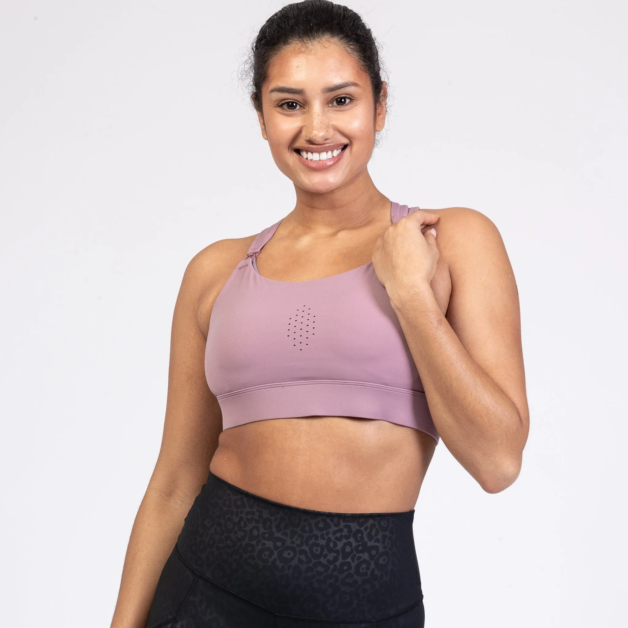 Chloé 3 Running Nursing Sports Bra (Lavender Smoke)