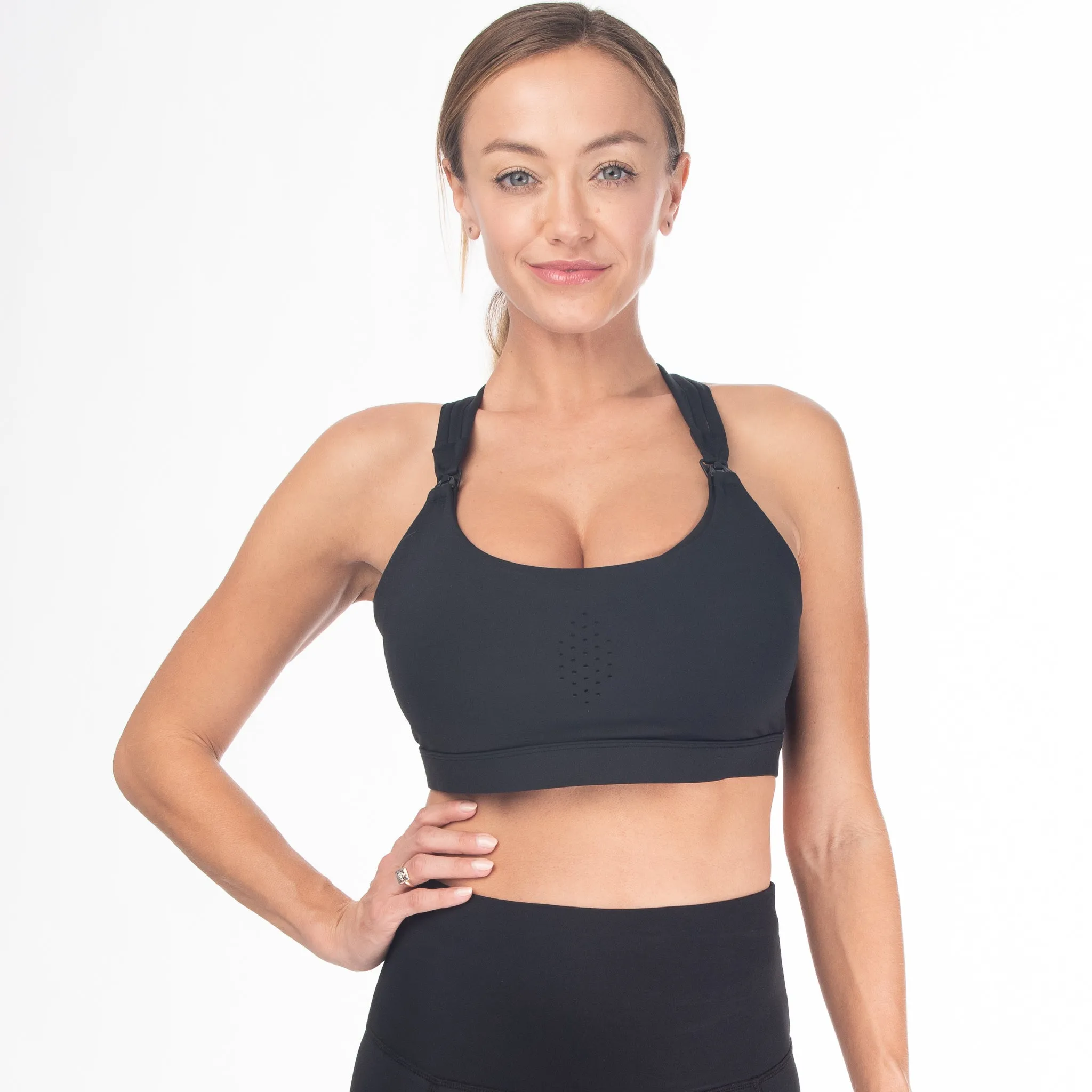 Chloé 3 Running Nursing Sports Bra (Lavender Smoke)