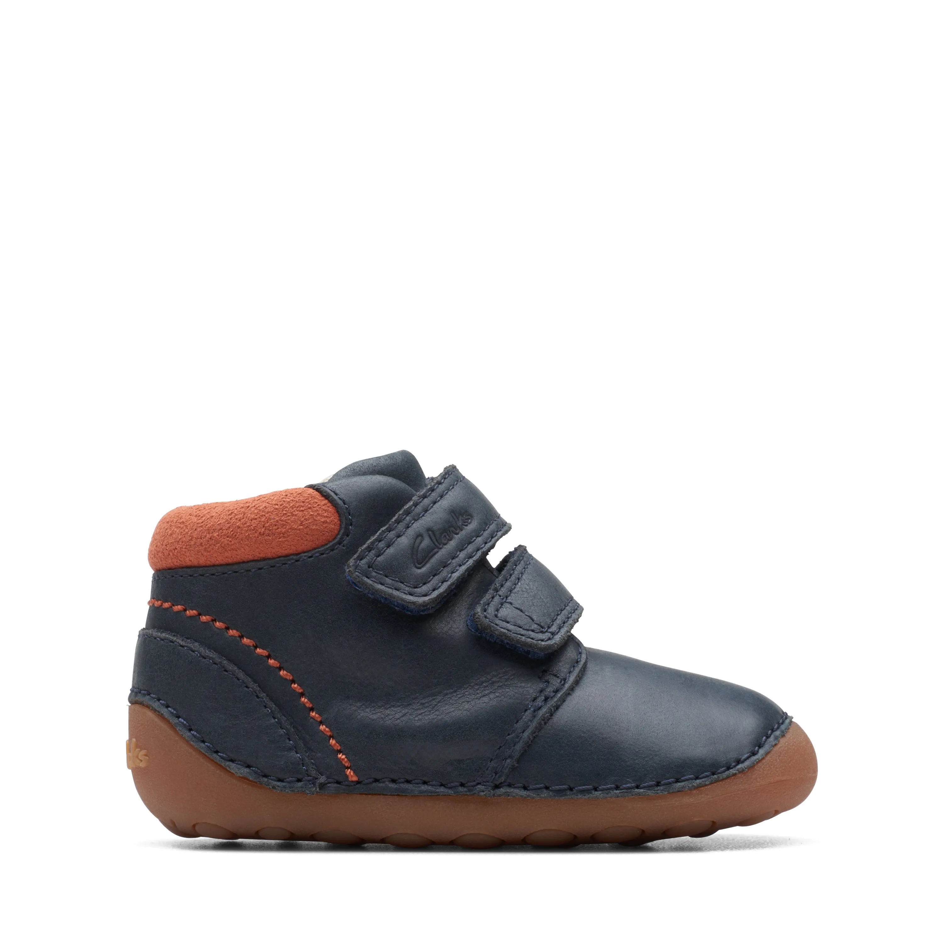 Clarks Tiny Play Infant Boys Navy Boot