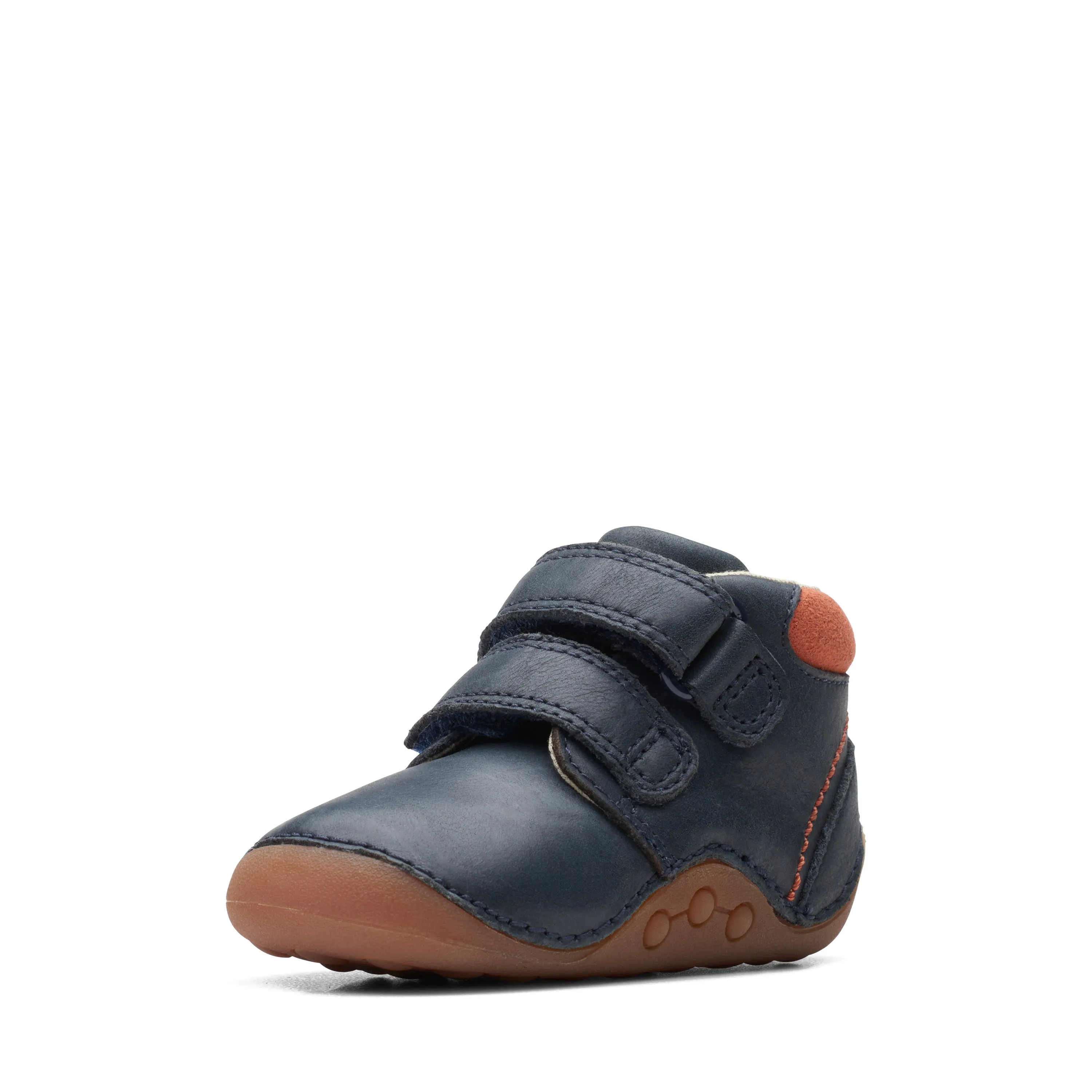 Clarks Tiny Play Infant Boys Navy Boot