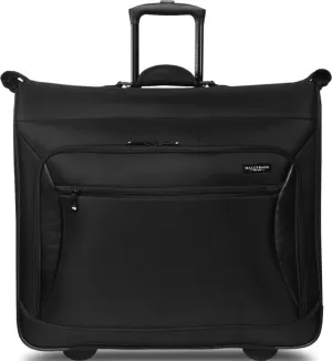 Clemco WallyBags Solutions 45” Premium Rolling Garment Bag with Pockets 1044 Black