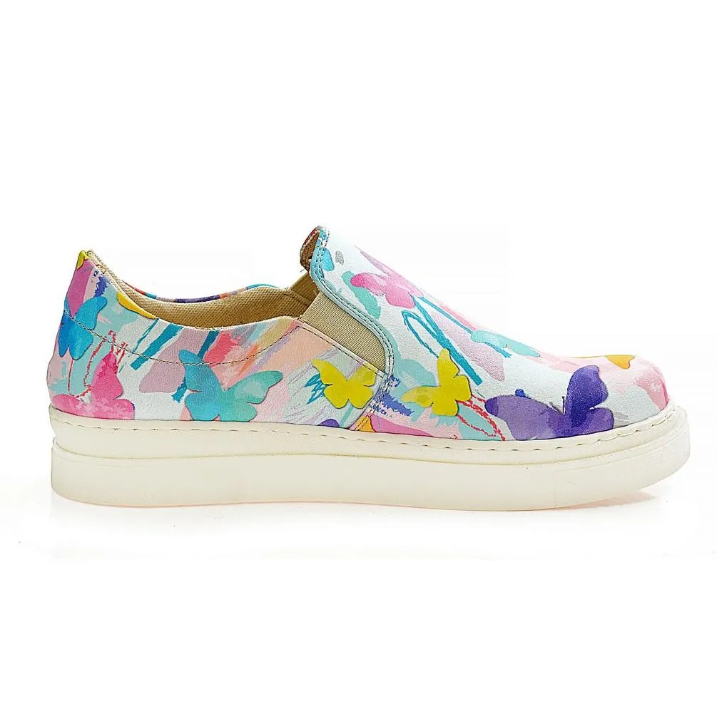 Colored Butterfly Sneaker Shoes NVN122