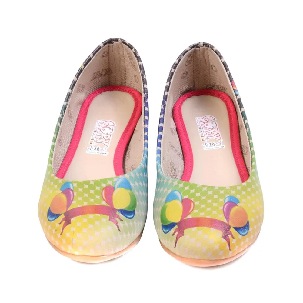 Colorful Balloons Ballerinas Shoes 2021