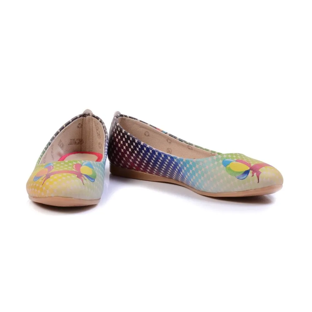 Colorful Balloons Ballerinas Shoes 2021