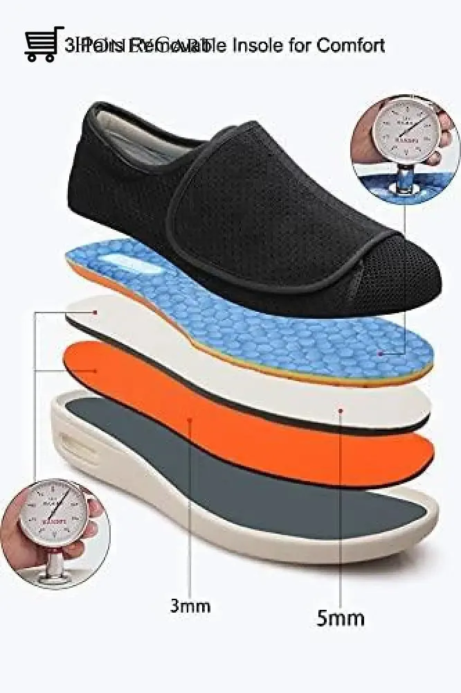 Comfy Wide Fit Trainers shoes for swollen feet