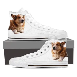 Corgi Women High-Top White