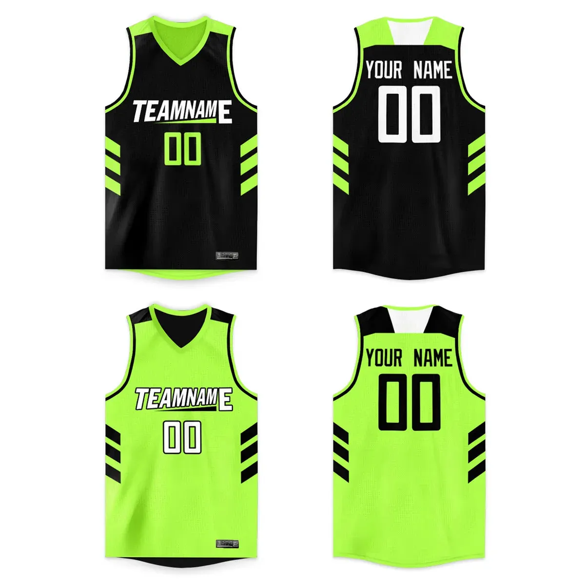 Custom Basketball Jersey Full Sublimated Team name and Numbers Reversible Sports Tank top Breathable Loose Men/Kid V-neck shirts