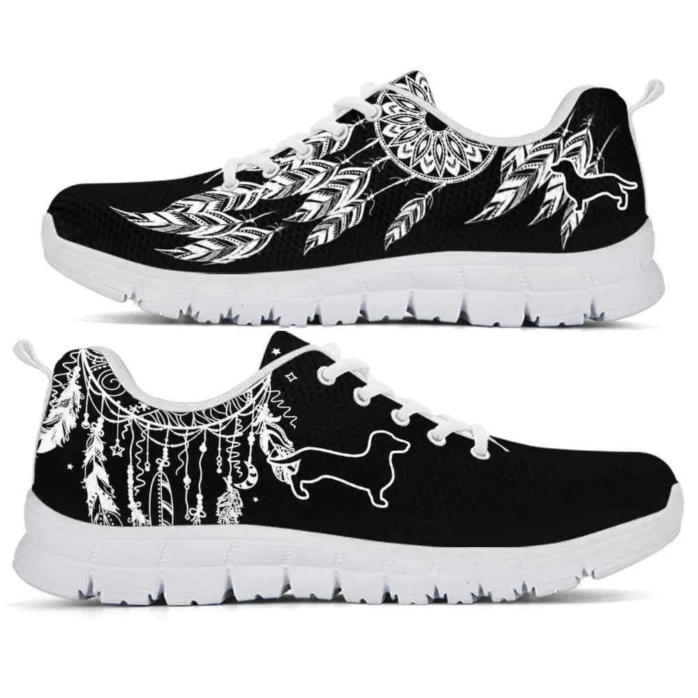 Dachshund Sneaker, Dachshund Dreamcatcher Sneakers Running Shoes Gift Women Men, Dachshund Shoes