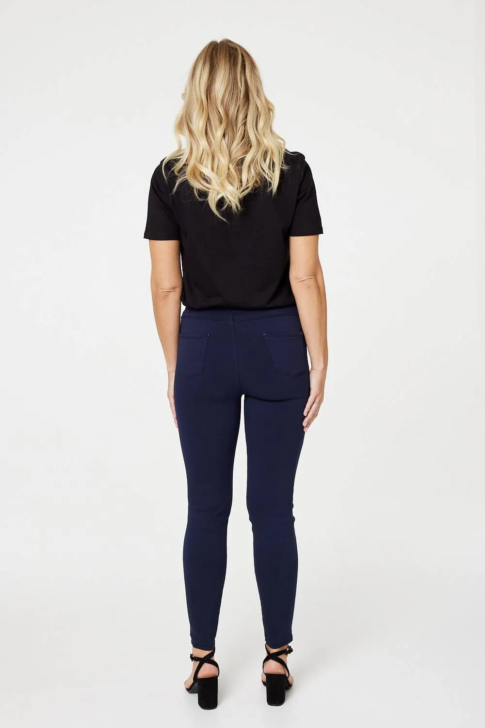 Denim Ankle Length Jeggings