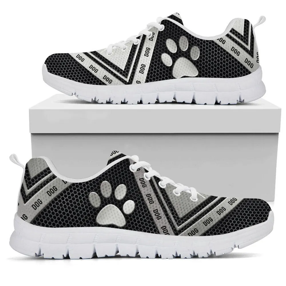 Dog Sneaker, Dog Geo Texture Shoes Sky Sneakers, Dog Shoes