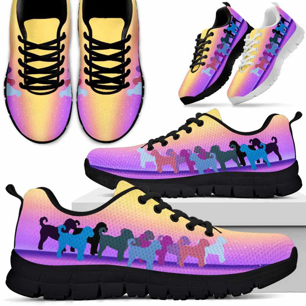 Doodle Sneaker, Doodle Sneakers Running Shoes Gift For Women Men Dog Lovers Dog Mom, Doodle Shoes