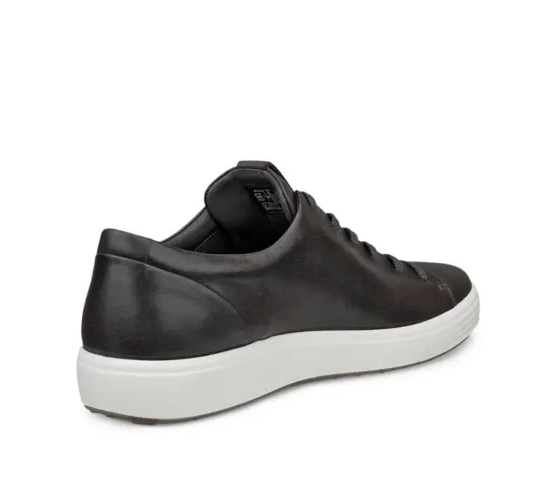 ECCO Men's Soft 7 Plain Lace-Up Sneaker - Magnet