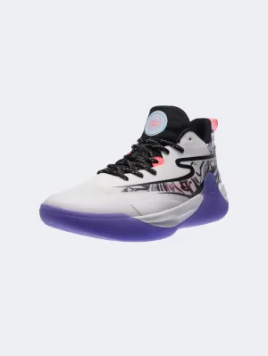 Erke  Men Basketball Shoes White/Multi